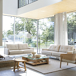 Кресло с каркасом из массива дуба Gallin Chair Boucle варинант исполнения - 8 | Loft Concept в Уфе