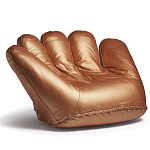 Дизайнерское кожаное кресло в форме руки Poltronova Joe Gold  Armchair варинант исполнения - 2 | Loft Concept в Уфе