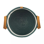 Корзина для хранения с ручками Interlacement Green  варинант исполнения - 1 | Loft Concept в Уфе