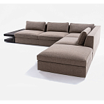 4-х местный Угловой модульный диван Zartаrn с приставным деревянным столиком варинант исполнения - 3 | Loft Concept в Уфе