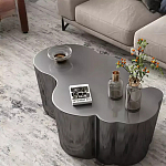 Дизайнерский журнальный стол зеркальный волнистой формы Gytep варинант исполнения - 3 | Loft Concept в Уфе