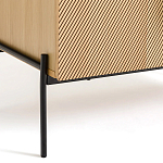 Шкаф с геометрическим рисунком на дверцах Anders Light Wood варинант исполнения - 6 | Loft Concept в Уфе