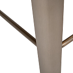 Стул барный светло-серый из экокожи Spectacular High Bar Stool варинант исполнения - 6 | Loft Concept в Уфе