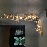 Потолочный светильник с настенным креплением в виде дерева Escape of Light варинант исполнения - 1 | Loft Concept в Уфе