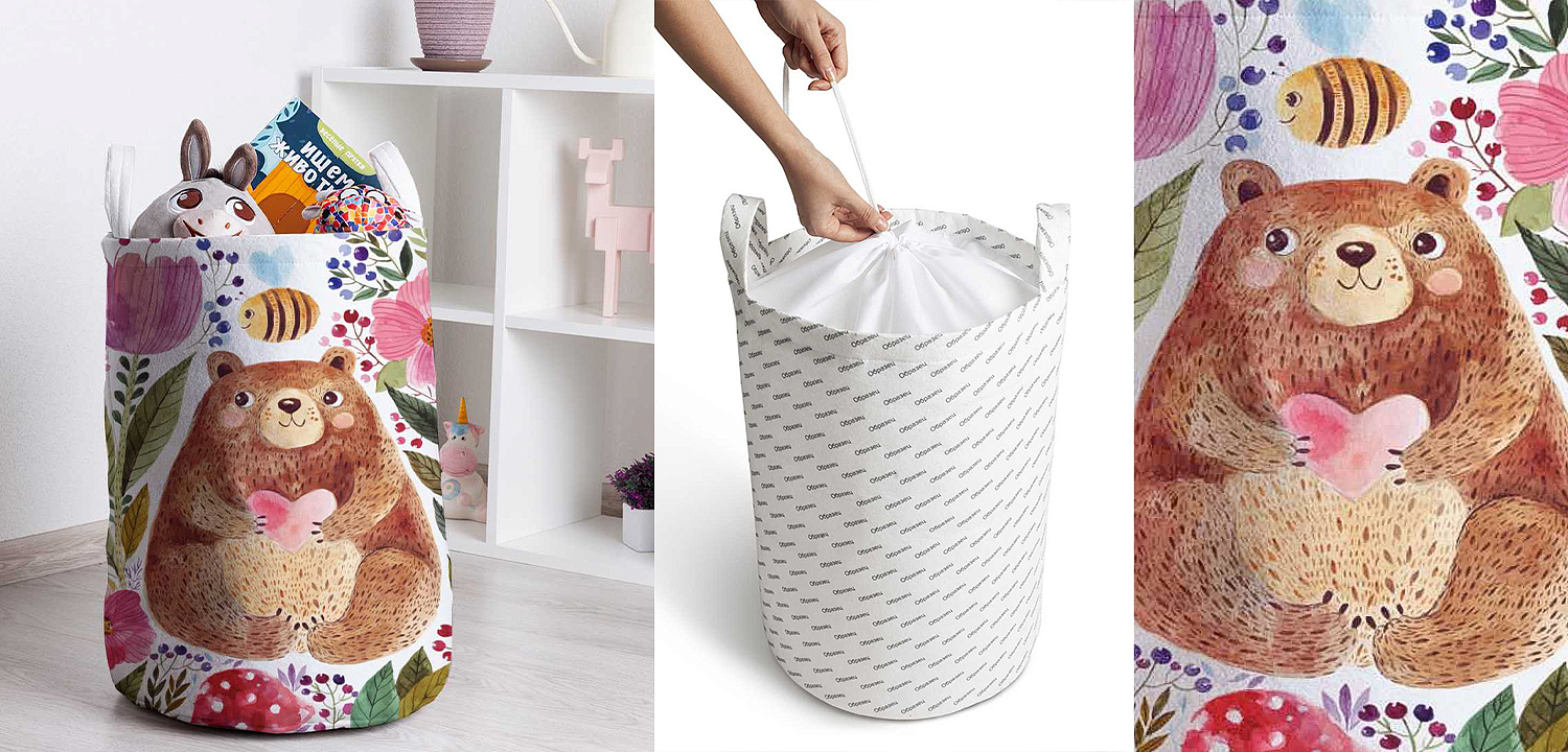 Корзина Love Bear Basket Корзина Love Bear Basket - Loft-Concept в Уфе
