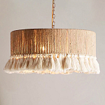 Люстра круглая плетеная с кисточками Solar Glow варинант исполнения - 9 | Loft Concept в Уфе