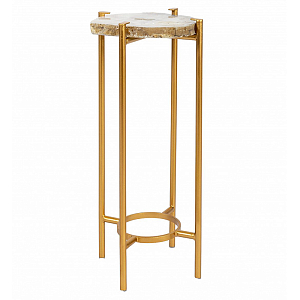 Кофейный стол со столешницей из агата Agate Design Beige