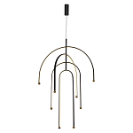 Люстра подвесная с дугообразными изогнутыми элементами Luke Lampco Tracer Lamp варинант исполнения - 5 | Loft Concept в Уфе