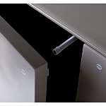 Комод со стеклянной столешницей и с выдвижными ящиками Minimalist Accent варинант исполнения - 4 | Loft Concept в Уфе