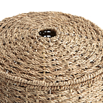 Корзина с крышкой из камыша Chane Wicker Basket варинант исполнения - 4 | Loft Concept в Уфе