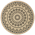 Ковер круглый из комбинированного состава Fantasy варинант исполнения - 1 | Loft Concept в Уфе