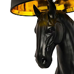 Horse Statue Floor Lamp Большой светильник Черная Лошадь варинант исполнения - 1 | Loft Concept в Уфе