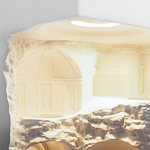 Встраиваемый в стену гипсовый светильник под покраску в античном стиле Antiquity Athena варинант исполнения - 11 | Loft Concept в Уфе