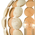 Люстра в форме шара с декором из круглых декоративных элементов Texture Discs варинант исполнения - 1 | Loft Concept в Уфе