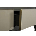 Консоль тёмно-коричневого цвета с 2-мя ящиками Gladstone варинант исполнения - 4 | Loft Concept в Уфе