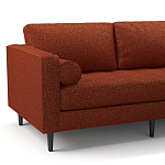 Мебельная ткань Шенилл терракотовый цвет 138 см T4-44 варинант исполнения - 1 | Loft Concept в Уфе