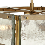 Потолочный светильник квадратный из толстого литого стекла Cast Glass варинант исполнения - 2 | Loft Concept в Уфе