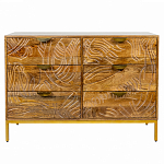 Комод с выдвижными ящиками и фактурным фасадом Termite варинант исполнения - 1 | Loft Concept в Уфе