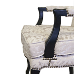 Кресло c растительным орнаментом Aubrey Classical Armchair beige jacquard варинант исполнения - 4 | Loft Concept в Уфе