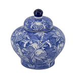 Ваза с крышкой в китайском стиле Гранатовое дерево Blooming Pomegranate варинант исполнения - 7 | Loft Concept в Уфе