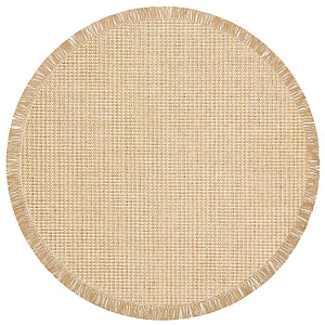 Ковер круглый из комбинированного состава Revenge