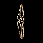 Подвесной светильник с декоративными элементами в виде кристаллов Smooth Shine варинант исполнения - 2 | Loft Concept в Уфе