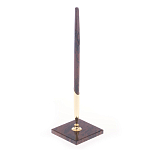 Ручка шариковая на подставке из натурального камня Обсидиан Stone Pens варинант исполнения - 2 | Loft Concept в Уфе