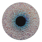 Бра круглое стеклянное с морозным эффектом Heterochromia варинант исполнения - 2 | Loft Concept в Уфе