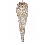 Люстра многоярусная каскадная с хрустальными подвесками Roul Crystal Light варинант исполнения - 6 | Loft Concept в Уфе