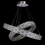 Люстра на 2 кольца с текстурной огранкой Reflection of Reality варинант исполнения - 6 | Loft Concept в Уфе