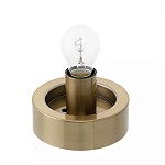 Настольный светильник с плафоном из затемненного стекла с рельефным узором Glass lampshade with Relief Pattern варинант исполнения - 2 | Loft Concept в Уфе