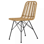 Стул с ротанговым плетением Wicker Stool без подлокотников варинант исполнения - 4 | Loft Concept в Уфе