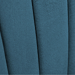 Барный стул со спинкой на 4-х деревянных ножках Синий Велюр Ava Charm варинант исполнения - 4 | Loft Concept в Уфе