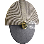 Круглый настенный фактурный светильник Textured Disc варинант исполнения - 1 | Loft Concept в Уфе