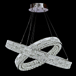 Люстра на 2 кольца с текстурной огранкой Reflection of Reality варинант исполнения - 7 | Loft Concept в Уфе