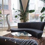 Дизайнерский журнальный стол в виде раковины с жемчужиной под прозрачной столешницей Fahin варинант исполнения - 4 | Loft Concept в Уфе