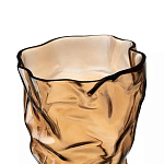 Ваза стеклянная фактурная Crumpled Vase 32 см варинант исполнения - 2 | Loft Concept в Уфе