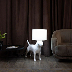 Лампа COLLECTION OF DOGS с абажуром Бультерьер варинант исполнения - 3 | Loft Concept в Уфе