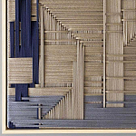 Аксессуар Геометрическая абстракция Figurative Beige Wall Hangings варинант исполнения - 1 | Loft Concept в Уфе