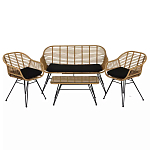 Кушетка плетеная из ротанга Wicker Сouch варинант исполнения - 5 | Loft Concept в Уфе