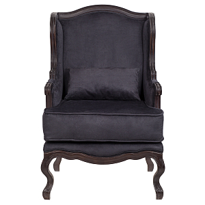 Кресло George Grand Armchair black velour