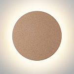 Бра круглое натуральная Пробка Natural Cork варинант исполнения - 3 | Loft Concept в Уфе