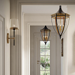 Подвесной светильник в форме фонаря чёрного цвета Black Lantern варинант исполнения - 3 | Loft Concept в Уфе