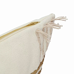 Чехол на подушку с вышивкой в виде геометрических узоров Beige Calista Rect варинант исполнения - 3 | Loft Concept в Уфе