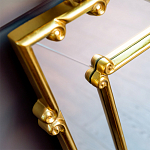 Зеркало прямоугольное Golden Classic Ornament Mirror варинант исполнения - 3 | Loft Concept в Уфе