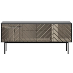 Длинная тумба с зеркальным декором Serena варинант исполнения - 5 | Loft Concept в Уфе