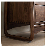 Вешалка деревянная с 2- мя ящиками Moon Walnut Furniture варинант исполнения - 10 | Loft Concept в Уфе