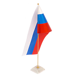 Флагшток на подставке из натурального камня Stone Flagpole варинант исполнения - 1 | Loft Concept в Уфе