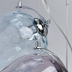 Люстра каскадная с 9-ю разноцветными стеклянными плафонами Kaleido варинант исполнения - 11 | Loft Concept в Уфе