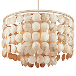 Люстра с каскадом из круглых декоративных элементов Texture Discs варинант исполнения - 2 | Loft Concept в Уфе